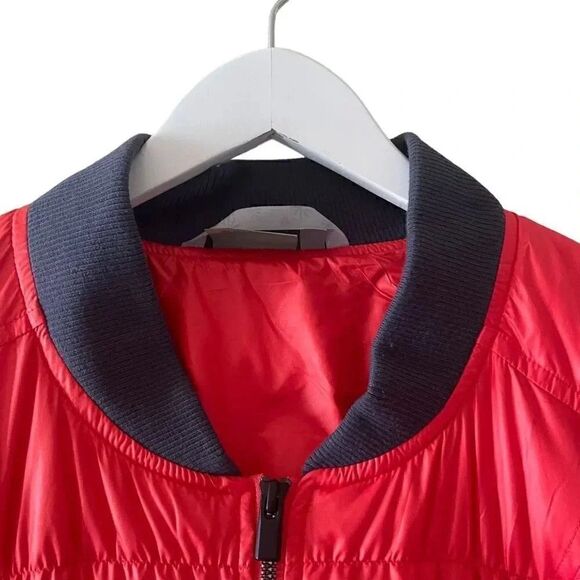 ATHLETA WOMEN'S  RED GOOSE DOWN FULL ZIP JACKET FEATHERDRY PUFFER SIZE  XL - Picture 4 of 13